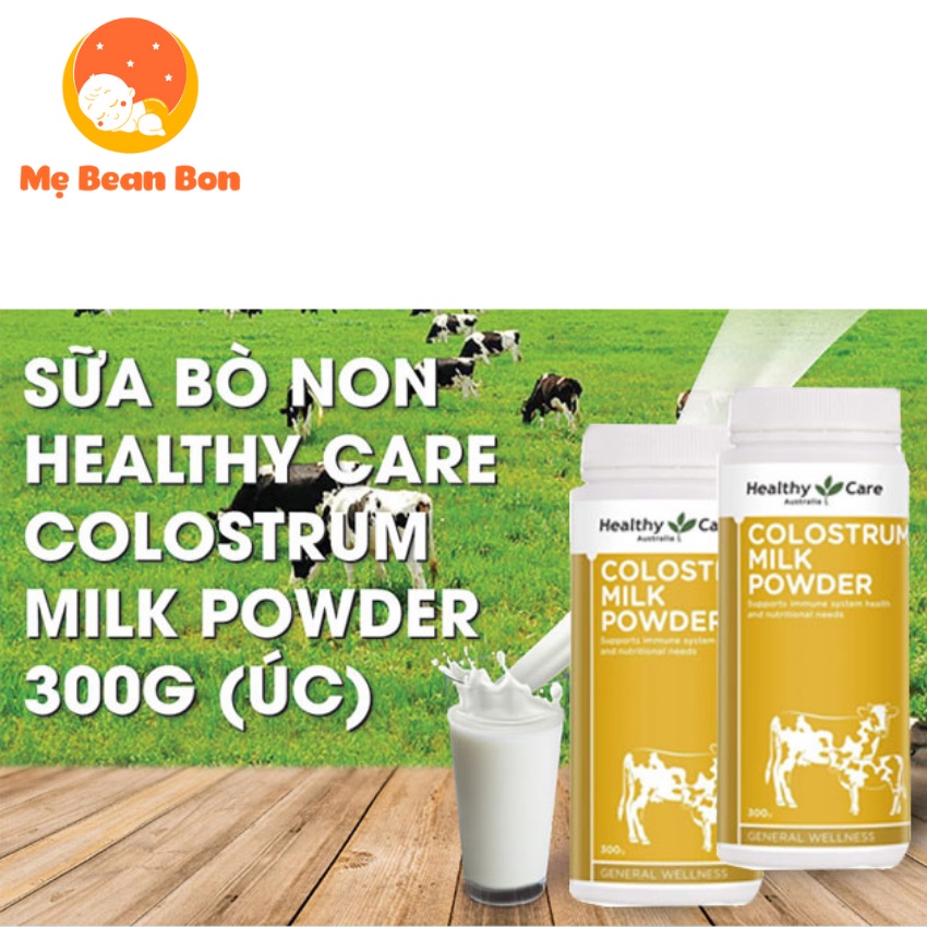 Sữa bò non Healthy Care Colostrum Milk Powder của Úc 300g tăng cường sức đề kháng hỗ trợ tiêu hóa cho trẻ từ sơ sinh