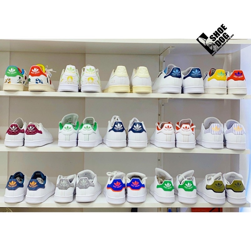 [Chính hãng Authentic]Giày Stan Smith Disney tái chế cực xinh, ếch kermit dây giày 2 màu