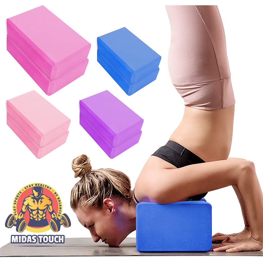 Gạch Tập Yoga, Gối Tập Yoga Cao Cấp - Hỗ Trợ Đạt Hiệu Quả Cao, Tránh Chấn Thương