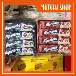 Kẹo Dẻo Mềm Alpenliebe 2 Chew 1 Hộp 16 Thanh 2 Vị Dâu Việt Quất Tuổi Thơ Sỉ Đồ Ăn Vặt Trẻ Em Hà Nội Giá Rẻ, Hấp Dẫn