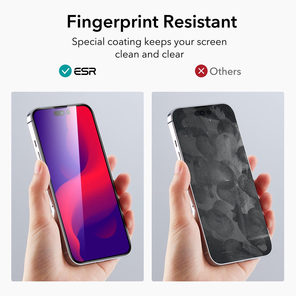 ESR Set 2 Kính Cường Lực Bảo Vệ Màn Hình Chống Nhìn Trộm Cho iPhone 13 / 13 Promax / iPhone14 / iPhone 14Plus / iPhone 14 Pro / iPhone 14 Promax