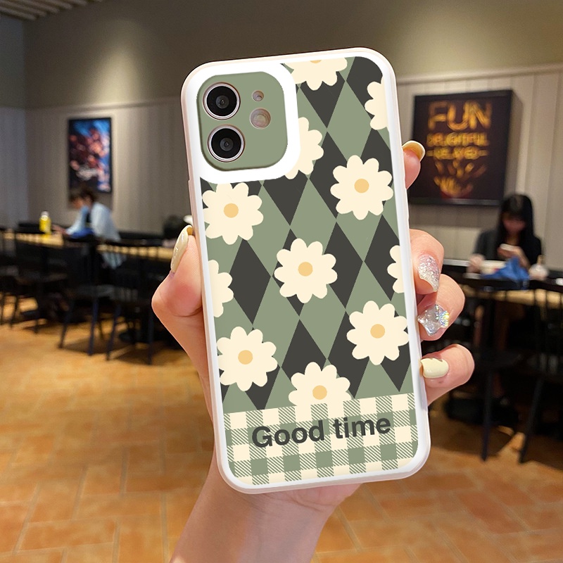 Ốp iphone - Ốp lưng iphone cạnh vuông viền camera good time dành cho ip 6 đến 14promax - g61