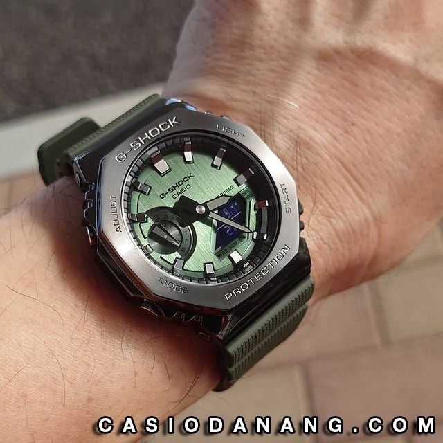 Đồng hồ nam dây nhựa Casio G-Shock chính hãng Anh Khuê GM-2100B-3ADR