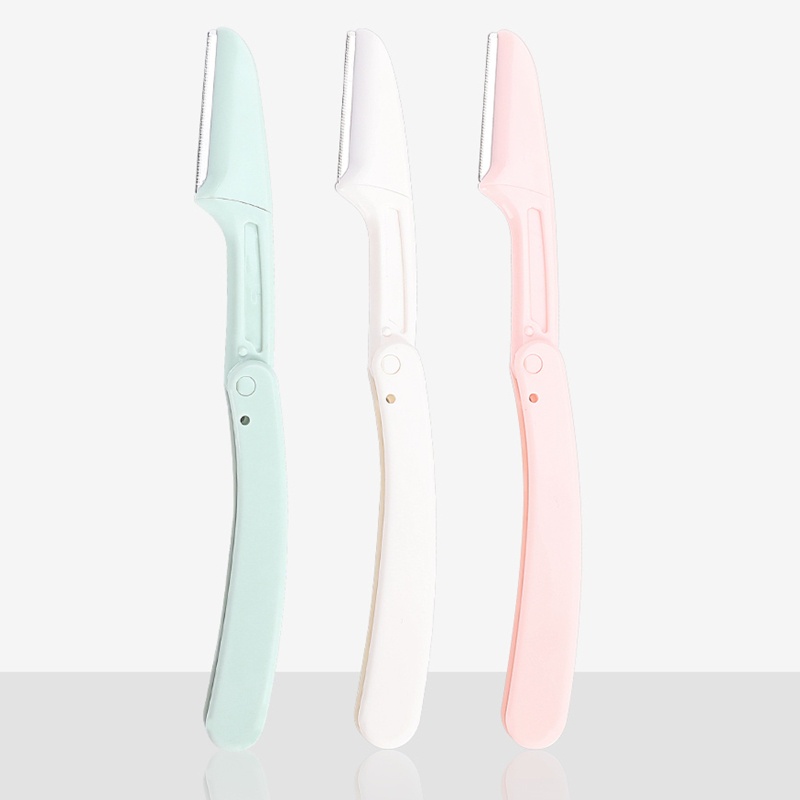 Bộ 3 Dao Cạo Lông Mày Bằng Thép Không Gỉ YOUYO Chất Lượng Cao