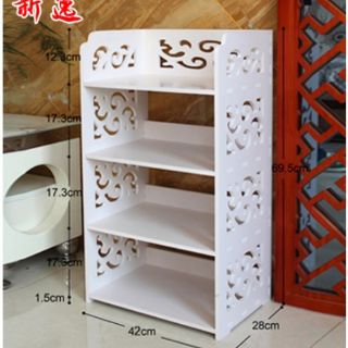 Kệ giày 4 tầng hoa chồi