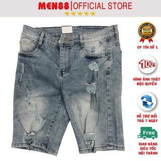 Quần Short Jean Nam cao cấp co giãn rách phong cách chất đẹp SJ-G146