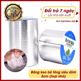 Băng keo bê tông, vết thủng, tủ kính siêu dính loại 5cm
