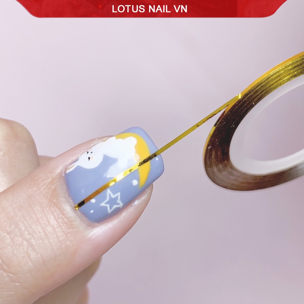 Chỉ nail kim tuyến trang trí móng