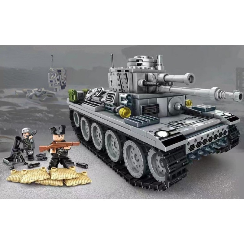 Bộ 502 mô hình xe tăng đồ chơi WW2 38T mẫu mới