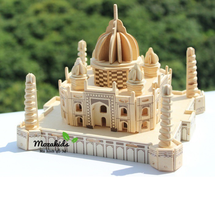 [Mã LIFE0503TOYS giảm 10% đơn 0Đ] Đồ chơi lắp ráp gỗ 3D Mô hình Đền TAJ MAHAL