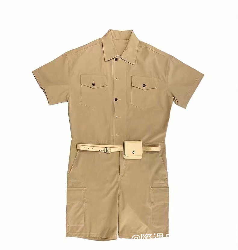 Jumpsuit Ngắn Tay Thời Trang Mùa Hè Dành Cho Nam