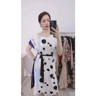 Váy xuông chấm bi đủ size