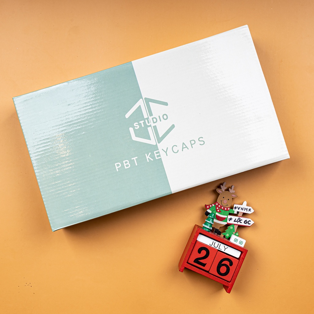 Keycap JC Studio - Hebrew RED / OANGE / BLUE / GREEN nút bàn phím cơ độ dày 1.7mm