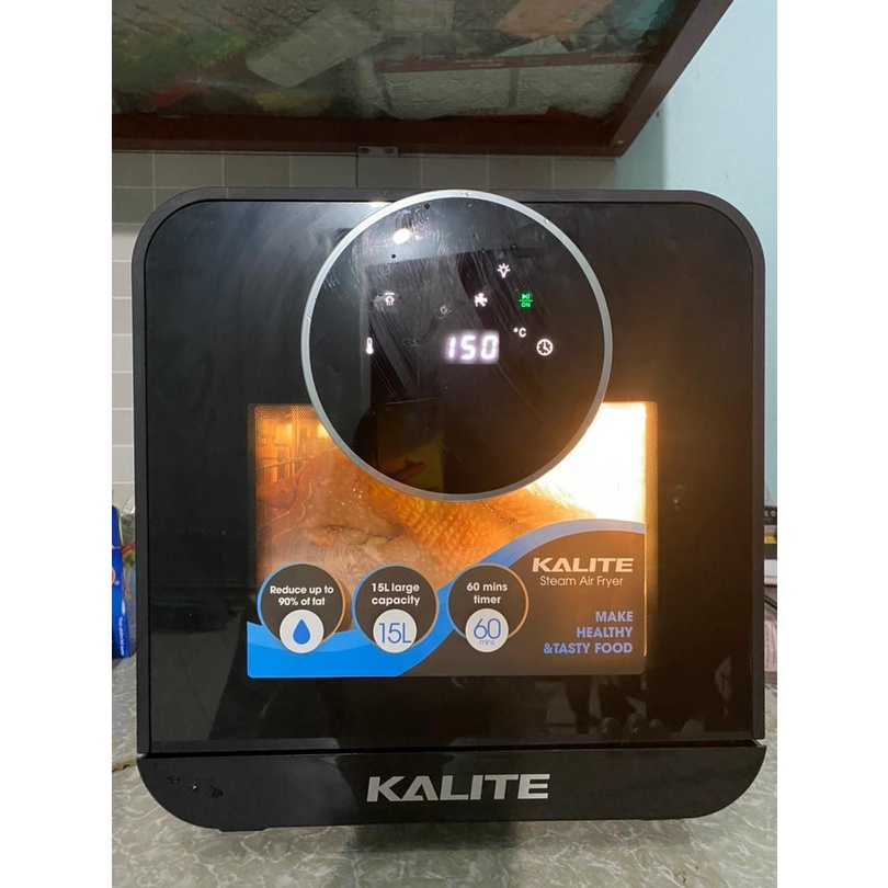 Nồi Chiên Không Dầu Hơi Nước Kalite Steam Star Dung Tích 15L - chiên nướng hấp 3 Trong 1 - bảo hành chính hãng 24 tháng