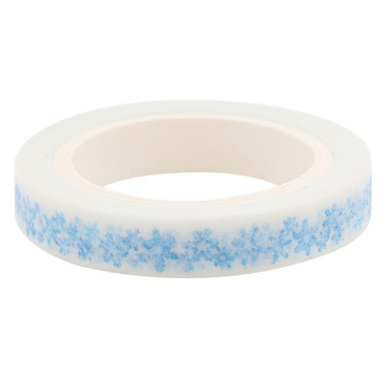 Băng Keo Giấy Trang Trí Washi Tape - Snowflakes