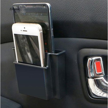 Hộp Túi dán treo 2 ngăn đựng điện thoại hoặc đồ dùng trên xe hơi ô tô đa năng siêu rẻ phù hợp Toyota Vios Innova | BigBuy360 - bigbuy360.vn