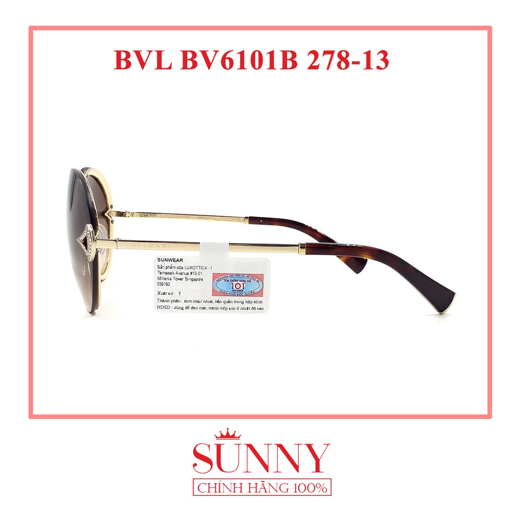 Kính mát Bvlgari BV6101B - chính hãng KOREA