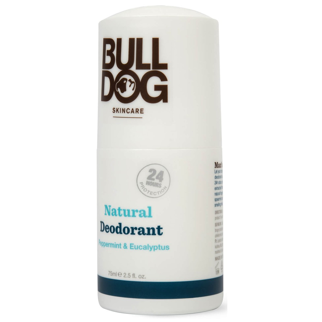 [ Chính Hãng UK ] Lăn Khử Mùi cho nam Bulldog Peppermint & Eucalyptus Natural Deodorant