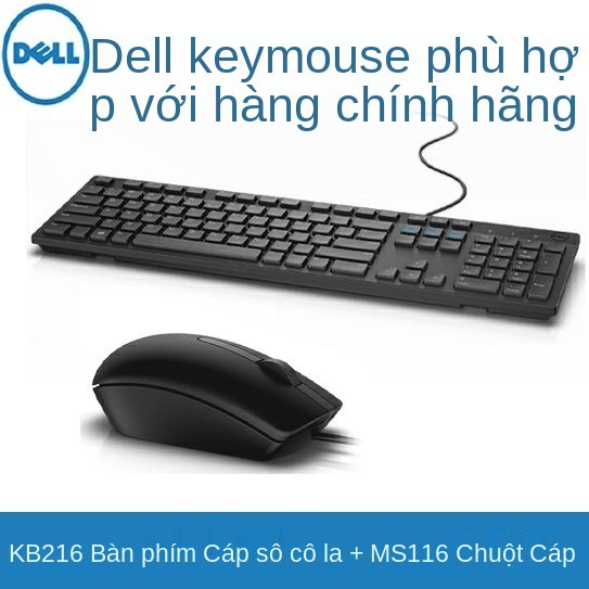 Bàn phím chính hãng Dell SK8115 phiên bản nâng cấp KB216 Bộ và chuột Chocolate Bảo hành MS116