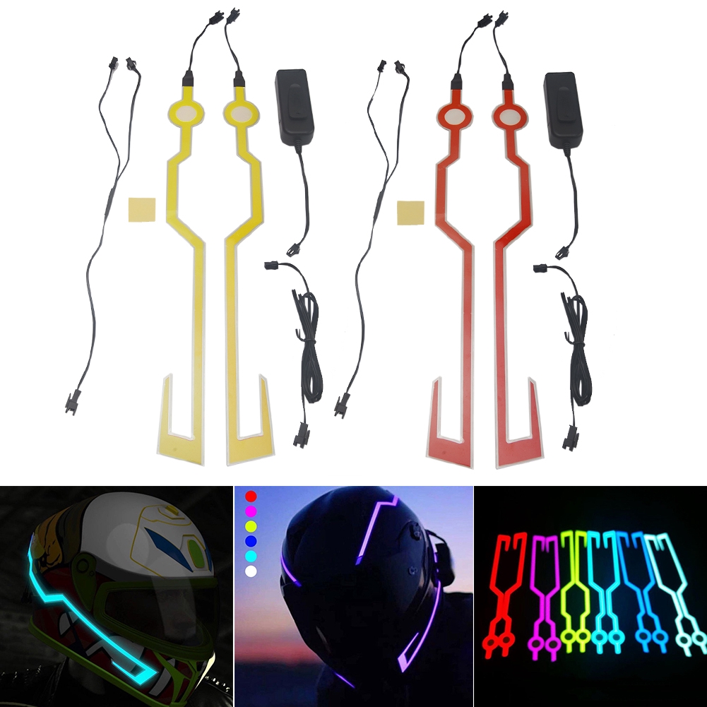 Đèn LED gắn mũ bảo hiểm xe máy chất liệu siêu bền chống thấm nước