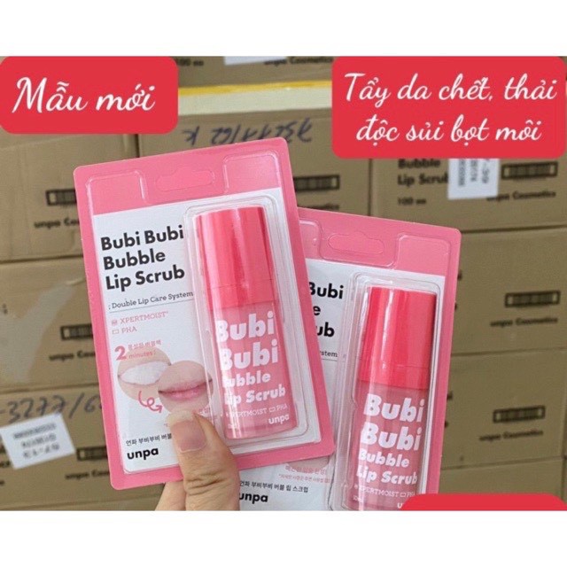 Tẩy Da Chết Môi Sủi Bọt Bubi Bubi Lip Hàn Quốc -Opachip
