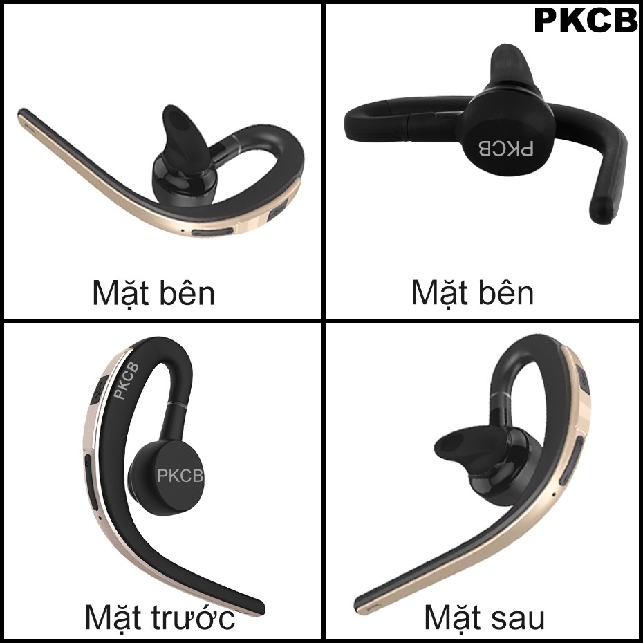 Tai Nghe bluetooth 5.0 Cao Cấp PKCB133 tai nghe nhét tai pin trâu 9 giờ có thể xoay nghe 2 tai tai nghe không dây kèm mi