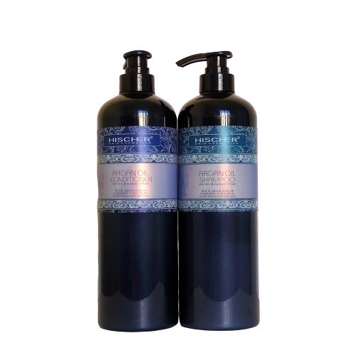 Bộ Dầu Gội - Xả Phục Hồi Hischer Argan Oil 1000ML | BigBuy360 - bigbuy360.vn