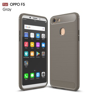 Ốp điện thoại cao su mềm mỏng màu trơn nhám chống sốc cho OPPO F5