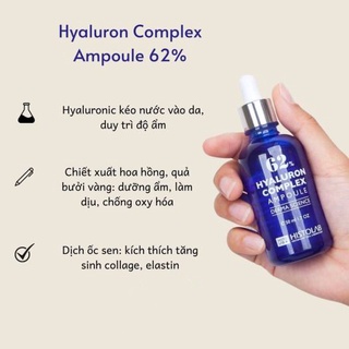 Serum cấp ẩm ha histolab 62% hyaluron complex ampoule 50ml