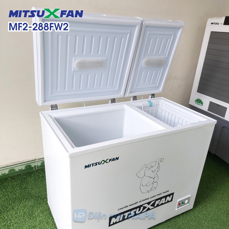 Tủ Đông+Mát Cao Cấp MITSUXFAN MF2-288FW2 02 Ngăn, Inverter Tiết Kiệm Điện, Tiêu Chuẩn Châu Âu - Hàng Chính Hãng