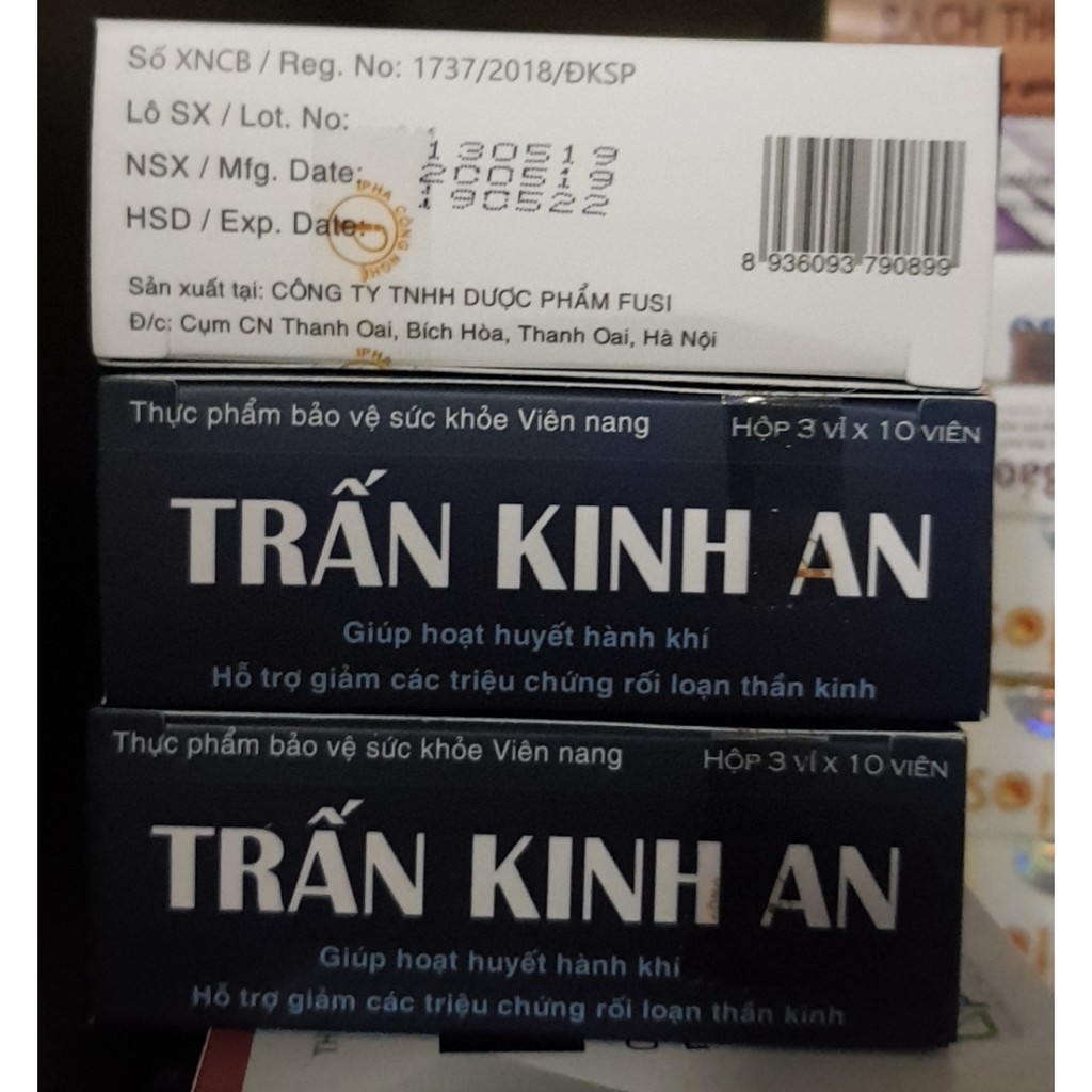 trấn kinh an hộp 30 viên