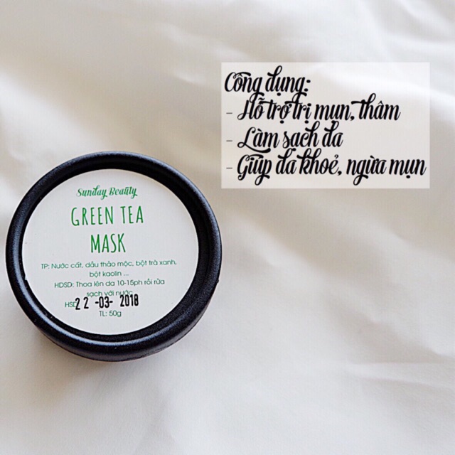 Mặt nạ trà xanh handmade | BigBuy360 - bigbuy360.vn