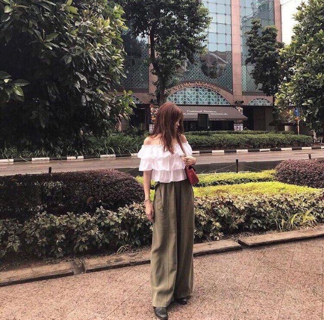 Áo trễ vai 3 tầng bèo | BigBuy360 - bigbuy360.vn