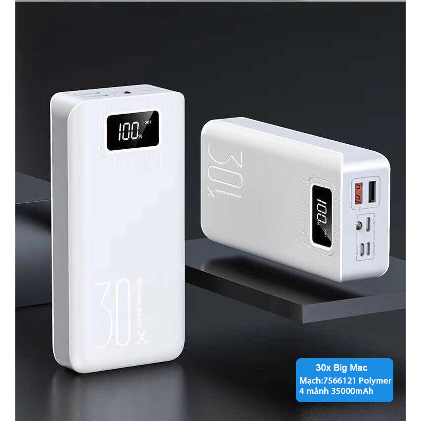 Pin sạc dự phòng mini 30.000mAH BigMac - HanruiOffical