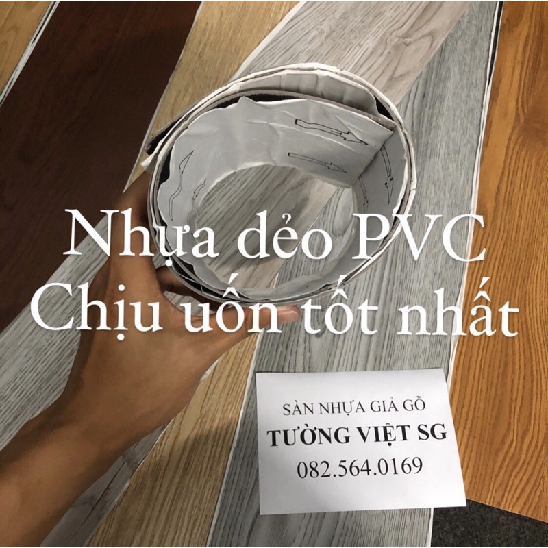 Sàn Nhựa Giả Gỗ Có Keo ( Giá tấm )