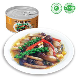 Nấm mối đen kho tiêu