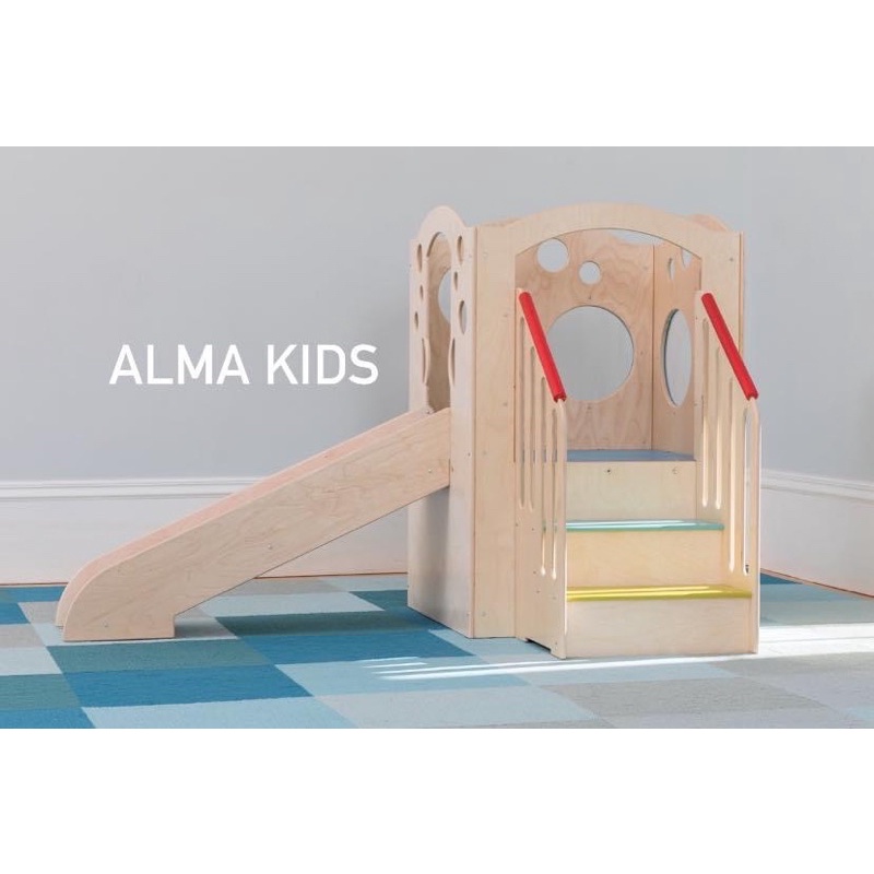 Nhà Khối Bằng Gỗ Plywood Cầu Trượt Bằng Gỗ Plywood Mẫu 2