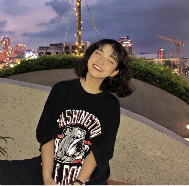 ĐẦM THUN SUÔNG BULLDOG OVERSIZE DRESS - ĐẦM FROM RỘNG