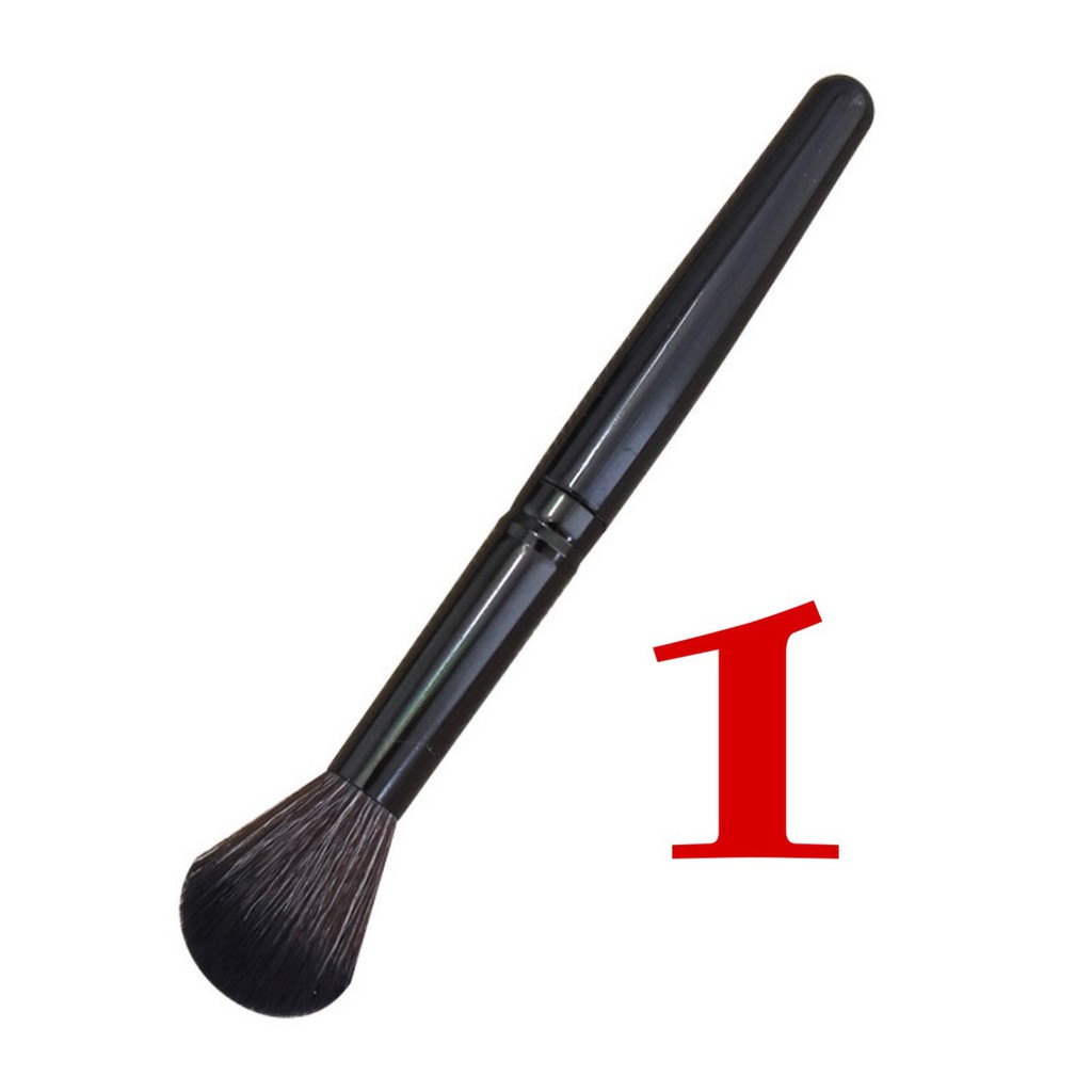 Set Cọ Trang Điểm Chuyên Nghiệp Cây Tán Phấn Nền, Phấn Phủ Sợi Mềm Mịn