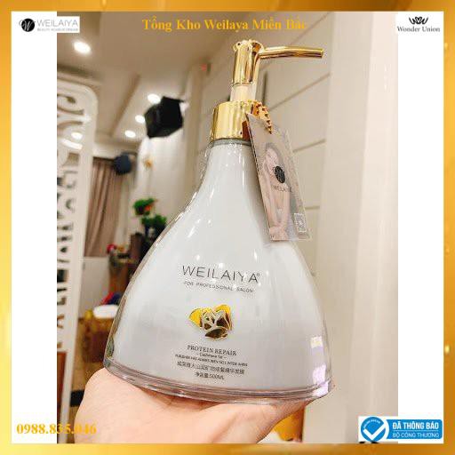 Kem hấp ủ tóc Weilaiya bùn khoáng 500ml