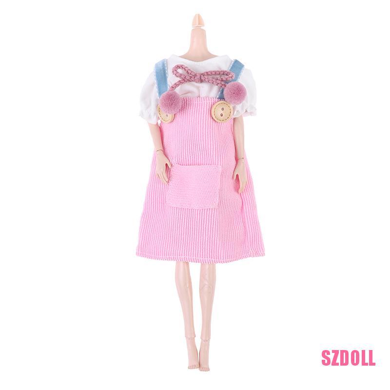Đầm Búp Bê 6 Điểm Thời Trang Xuân Hè BJD 30cm Ts1Szdoll