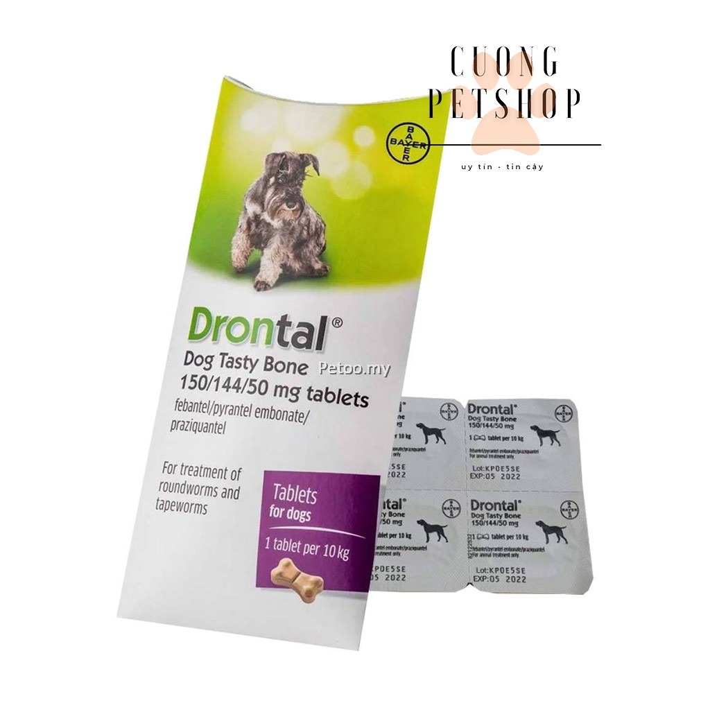 Drontal chó - Viên zun sán chó của Đức