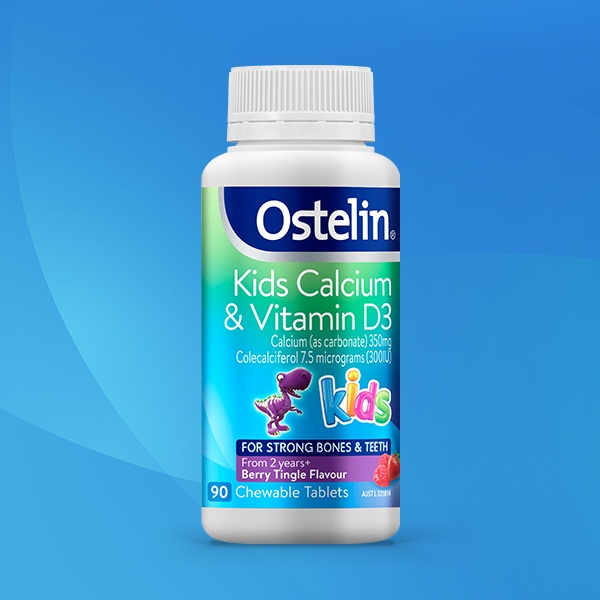 [Hàng chuẩn Úc] Viên nhai ostelin bổ sung canxi và vitamin d Ostelin kids calcium & vitamin D3 90 viên của Úc