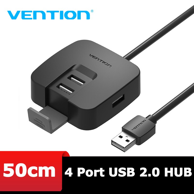 Bộ chia 4 cổng USB 2.0 Vention, dài 15cm VAS-J51-B015 - BEN