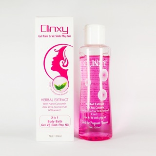 Gel tắm và vệ sinh phụ nữ Clinxy - Chai 120ml