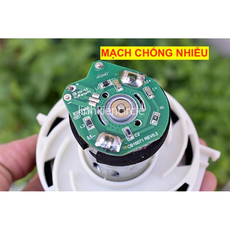 Motor hút bụi lõi máy hút bụi 12V motor Mabuchi chất lượng cao có mạch chống nhiễu - LK0181