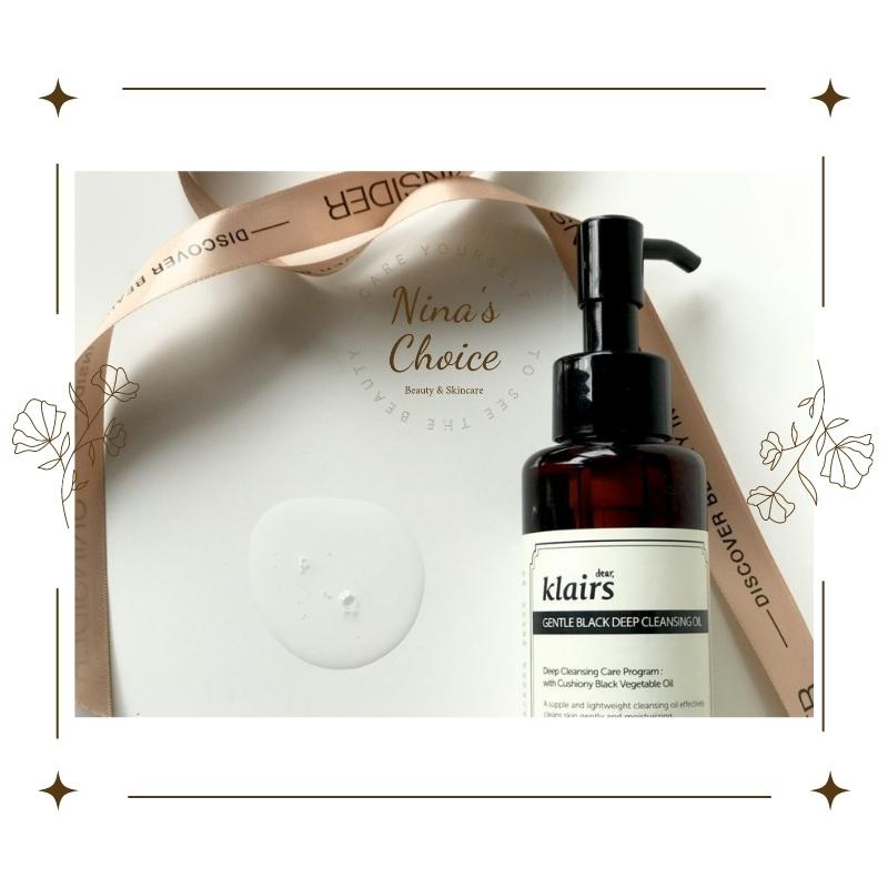 Tẩy trang dạng dầu - Klairs - thành phần tự nhiên, làm sạch da mịn màng - Gentle Black Deep Cleansing Oil | BigBuy360 - bigbuy360.vn