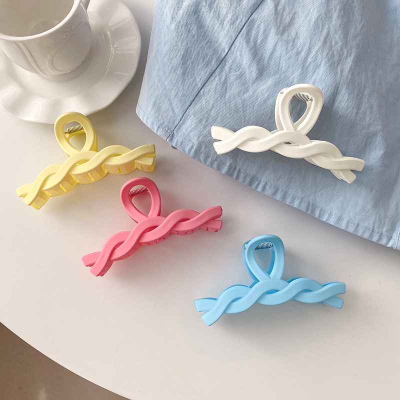 Kẹp Tóc Càng Cua Bằng Acrylic Nhiều Màu Sắc Thời Trang Mùa Hè