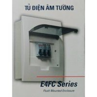 Tủ điện âm tường Sino mặt nhựa chống cháy 3/6 hoặc 8/12