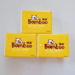 10 GÓI GIẤY ĂN GẤU TRÚC 4 LỚP BAMBOO NỘI ĐỊA TRUNG QUỐC